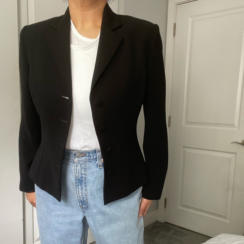Vintage crop blazer
